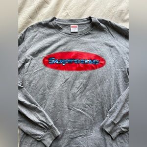 Supreme Oval logo long sleeve t-shirt